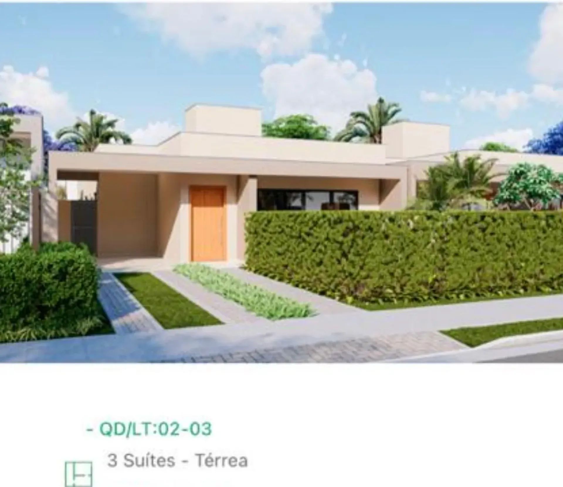 Térrea para venda tem 172 metros quadrados com 3 suítes em Jardins Lyon